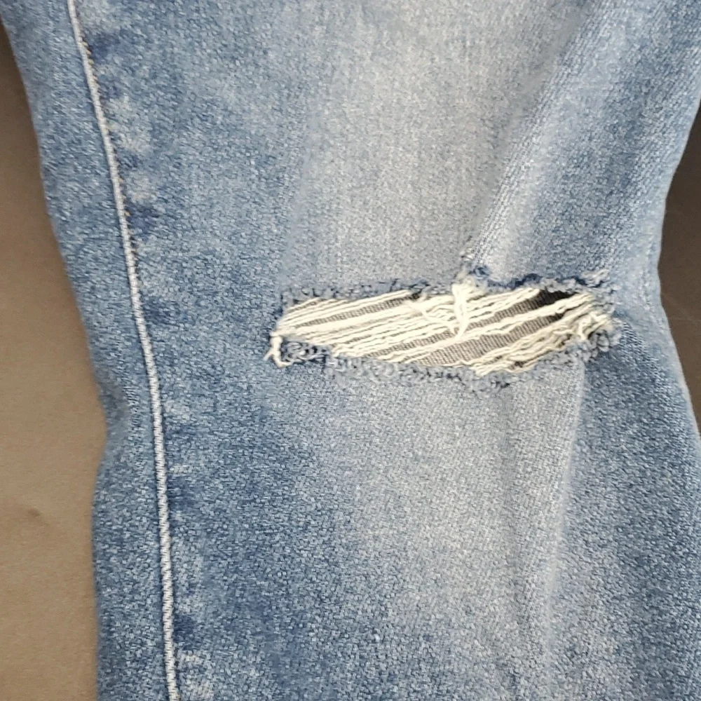 Good American Zara High-Rise Stretch Raw Hem Size 18